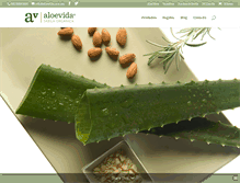 Tablet Screenshot of aloevida.com.mx